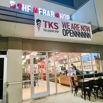 The Kebab Shop - Storefront and outside seating - Mediterranean Near Me - Houston, Texas