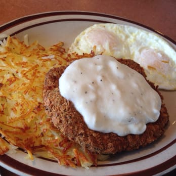 Denny's - Chicken fried steak--a little dry, but good. - Diners Near Me - Mount Vernon, Washington