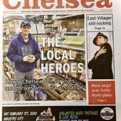 L&M Deli was featured in the January 30, 2020 issue of Chelsea Now, The Villager, and online AM New York