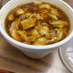 Bamboo Garden - Hot & Sour soup-standard, simple & good