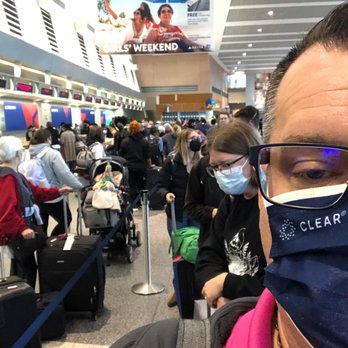 Delta Airlines - Line to just drop checked in bag! - Airlines Near Me - Boston, Massachusetts