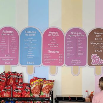 La Michoacana Jax - Menu/Prices (9.19.2021) - Gelato Near Me - Jacksonville, Florida La Michoacana Jax - Menu/Prices (9.19.2021) - Gelato Near Me - Jacksonville, Florida