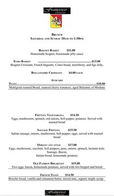 Menu photo 3 Francesco Ristorante Snoqualmie, WA Menu photo 3 Francesco Ristorante Snoqualmie, WA