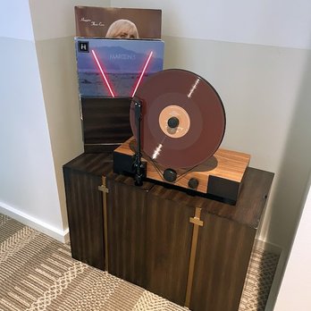 Halcyon, a hotel in Cherry Creek - Loved the record player in our room! - Hotels Near Me - Denver, Colorado