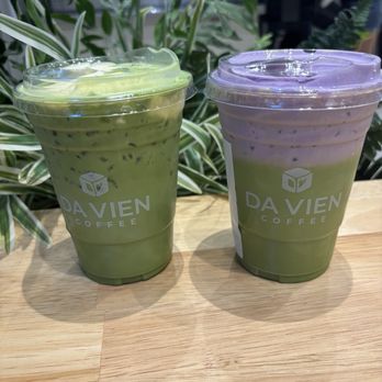 Da Vien Coffee - Banana Matcha and Ube Matcha - Coffee & Tea Near Me - Anaheim, California