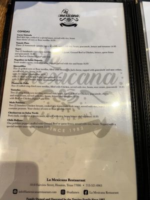 Menu photo 4 La Mexicana Houston, TX Menu photo 4 La Mexicana Houston, TX