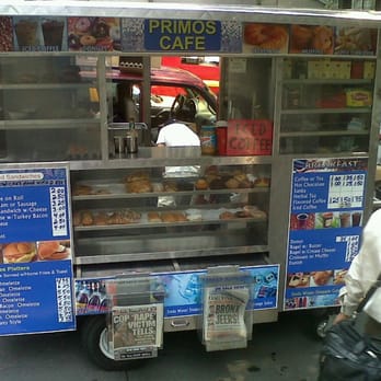 Primo's Cafe Breakfast Cart - Promos Cafe - Street Vendors Near Me - Manhattan, New York Primo's Cafe Breakfast Cart - Promos Cafe - Street Vendors Near Me - Manhattan, New York