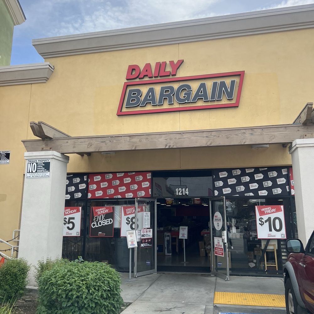 Daily Bargain - Front of the business - Discount Store Near Me - West Covina, California Daily Bargain - Front of the business - Discount Store Near Me - West Covina, California