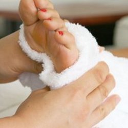 Very Truly Yours - foot massage with hot towels