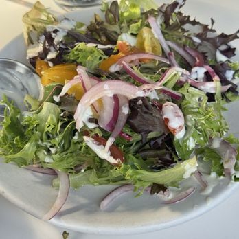 Domenico’s Italian Chop House - Side garden salad was refreshing! - Italian Near Me - Temecula, California
