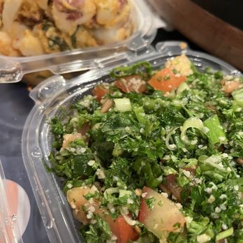 Chicken Maison - Tabbouleh and Spicy Potato Salad - Mediterranean Near Me - Santa Ana, California Chicken Maison - Tabbouleh and Spicy Potato Salad - Mediterranean Near Me - Santa Ana, California