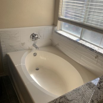 David M Keller - Master bathroom tub surround - Tiling Near Me David M Keller - Master bathroom tub surround - Tiling Near Me