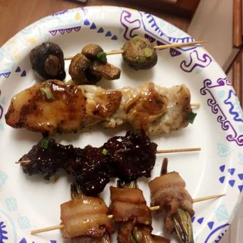 Jw's Pub - The most delicious yakitori plate I've ever seen - Chicken Wings Near Me - Coventry, Rhode Island
