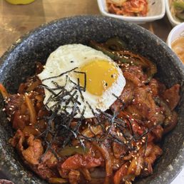 Hot Stone Bulgogi Bibimbap