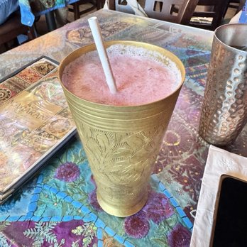 Cafe Maharani - Rose Lassi - Indian Near Me - Honolulu, Hawaii