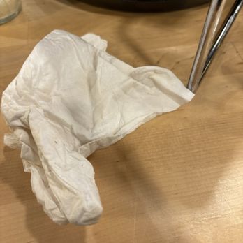Sourdough Willy’s Pizzeria - Piece of hair from truffle shuffle on napkin - Pizza Near Me - Kingston, Washington Sourdough Willy’s Pizzeria - Piece of hair from truffle shuffle on napkin - Pizza Near Me - Kingston, Washington