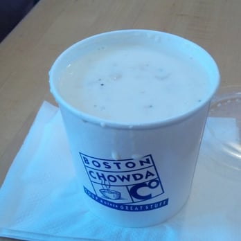 Boston Chowda - A large bowl of the Boston classic on a gorgeous day... - Seafood Near Me - Boston, Massachusetts