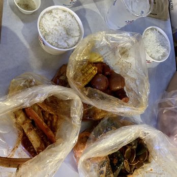 The Boiling Crab - Snow crab combo (mild spice + whole sha-bang favor) - Seafood Near Me - Honolulu, Hawaii The Boiling Crab - Snow crab combo (mild spice + whole sha-bang favor) - Seafood Near Me - Honolulu, Hawaii