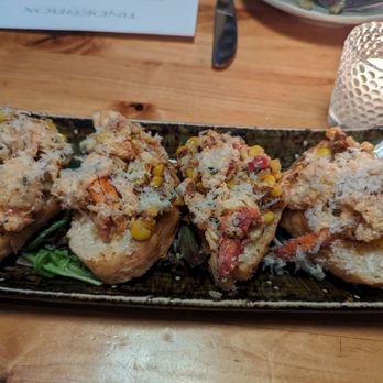 Tinderbox Kitchen - 10/10 or higher..  lobster bruschetta! A must! - New American Near Me - Flagstaff, Arizona