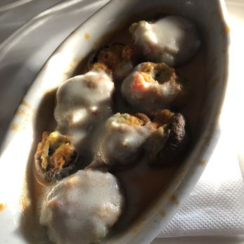 Casa Bella - Mushroom caps stuffed with crabmeat! - Italian Near Me - Denville, New Jersey Casa Bella - Mushroom caps stuffed with crabmeat! - Italian Near Me - Denville, New Jersey