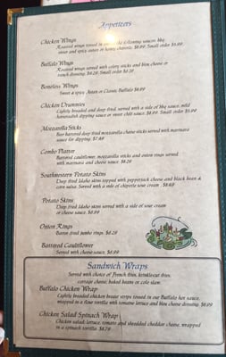 Menu photo 8 Forest Lake Restaurant Grand Rapids, MN