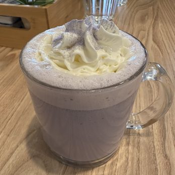 Taste & Glory - Ube latte with whipped cream - Breakfast & Brunch Near Me - San Mateo, California Taste & Glory - Ube latte with whipped cream - Breakfast & Brunch Near Me - San Mateo, California