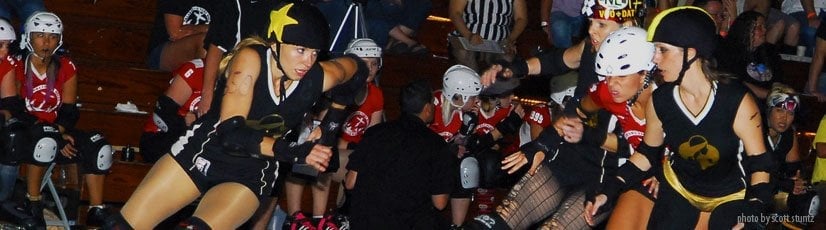 Social spots from Big Easy Roller Girls