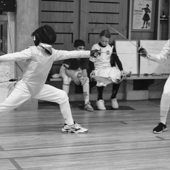 West Berkeley Fencing Club - The scoring point during youth team competition. - Fencing Clubs Near Me - Berkeley, California West Berkeley Fencing Club - The scoring point during youth team competition. - Fencing Clubs Near Me - Berkeley, California