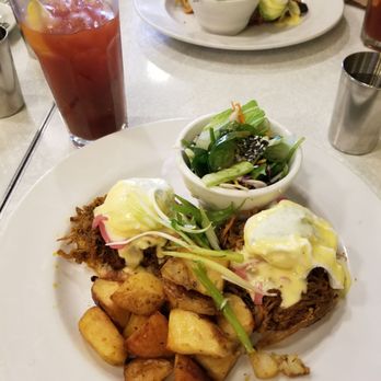 Lady Marmalade - Pulled pork eggs bennie.. pork was really good! Will try the torta next time! - Breakfast & Brunch Near Me - Toronto, Ontario