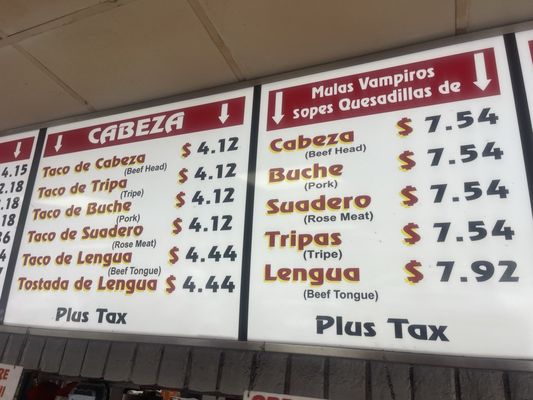 Menu photo 2 Tacos El Gordo San Diego, CA Menu photo 2 Tacos El Gordo San Diego, CA