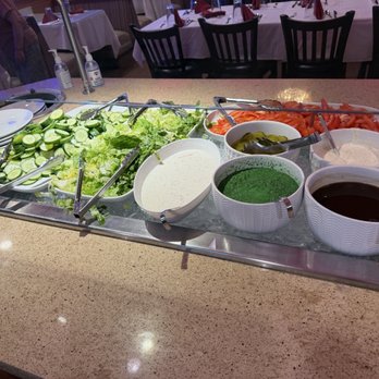 Favorite Indian Restaurant - Salad station - Indian Near Me - Hayward, California