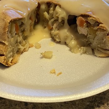 Muldoon's Pasties - Chicken pasty with gravy. Comfort food at its best. - Desserts Near Me - Munising, Michigan