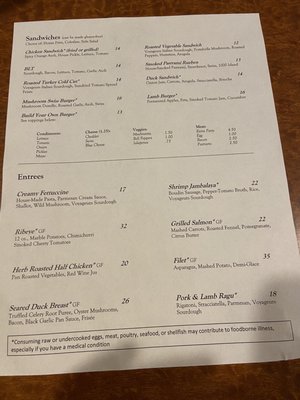 Menu photo 5 Iron Duck Restaurant Green Bay, WI