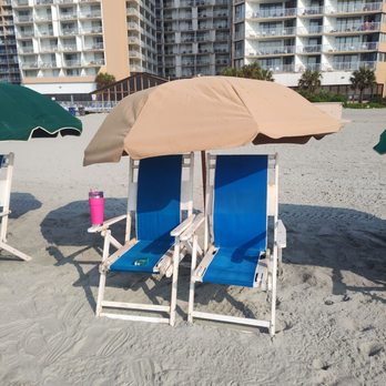 Sands Ocean Club Resort - Chairs available to rent through the lifeguard.$50/day - Resorts Near Me - Myrtle Beach, South Carolina
