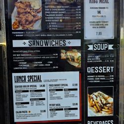 Cap't Loui - Menu