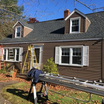 A1 Affordable Seamless Gutters - We are in process of installing facia board cover with aluminum and Gutters. - Gutter Services Near Me - North Branford, Connecticut A1 Affordable Seamless Gutters - We are in process of installing facia board cover with aluminum and Gutters. - Gutter Services Near Me - North Branford, Connecticut