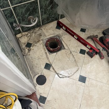 Lazcanos Plumbing - Old flange replaced. - Plumbing Near Me Lazcanos Plumbing - Old flange replaced. - Plumbing Near Me