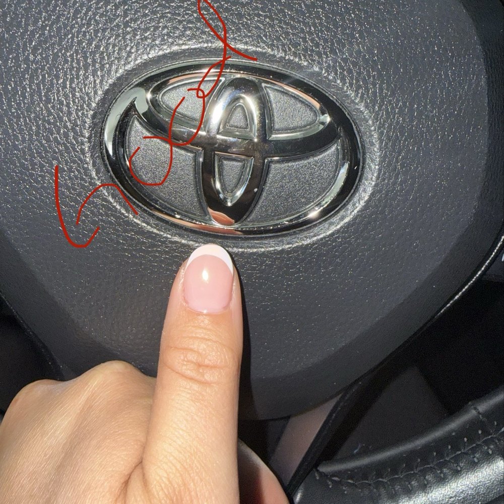Glamour Nail Bar - My nail on other hand that was not touched. - Nail Salons Near Me - Bellflower, California