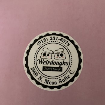 Weirdoughs Bakery & Café - Box goodies come in - Bakeries Near Me - El Paso, Texas Weirdoughs Bakery & Café - Box goodies come in - Bakeries Near Me - El Paso, Texas