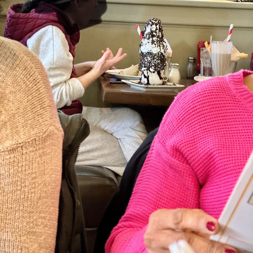 Mt. Kisco Diner - One of their famous shakes, with a normal person next to it for reference. - Diners Near Me - Mount Kisco, New York Mt. Kisco Diner - One of their famous shakes, with a normal person next to it for reference. - Diners Near Me - Mount Kisco, New York