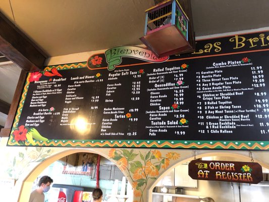 Menu photo 2 Las Brisas Taqueria Fallbrook, CA
