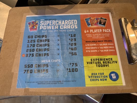 Menu photo 3 Dave & Buster's Roseville, CA