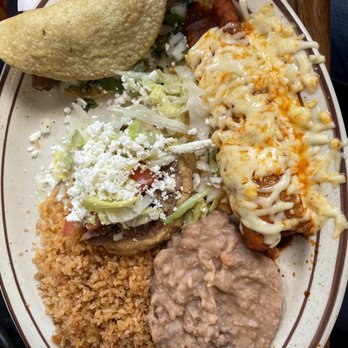 Tecalitlan - a plate of mexican food - Mexican Near Me - Aurora, Illinois