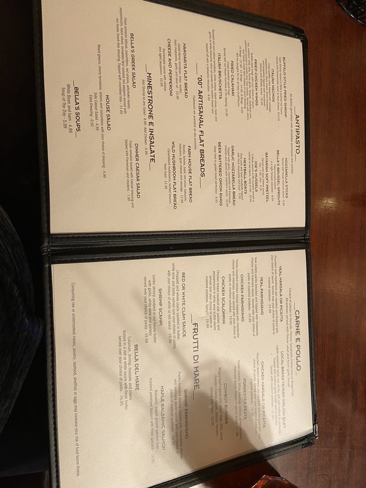 Bella's Neighborhood Italian Restaurant