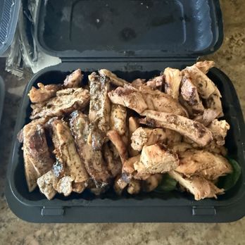 Eggs & Island - Teriyaki chicken and garlic bitter chicken! - Asian Fusion Near Me - Carrollton, Texas
