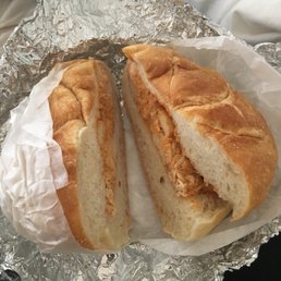 Chicken salad sandwich. Dry and disappointing. Chicken salad sandwich. Dry and disappointing.