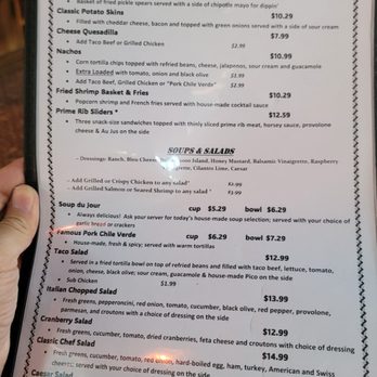 Millie's Restaurant - menu 7-2024 - New American Near Me - Central City, Colorado