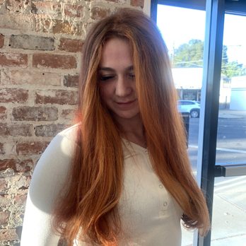 Honey Salon - Chestnut hair color / w copper highlights throughout hair - Hair Stylists Near Me - Sacramento, California Honey Salon - Chestnut hair color / w copper highlights throughout hair - Hair Stylists Near Me - Sacramento, California