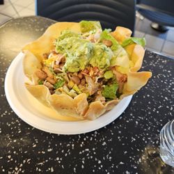 La Casita - Chicken Tostada with Guac