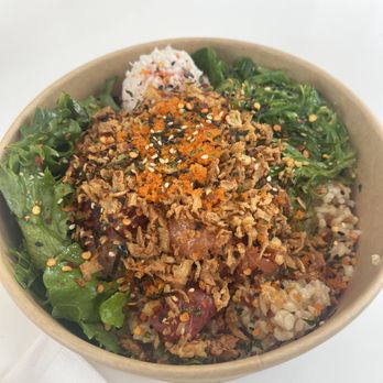 Pokestuf - large bowl I shared with my bf ($18.58 total) - Hawaiian Near Me - Alhambra, California